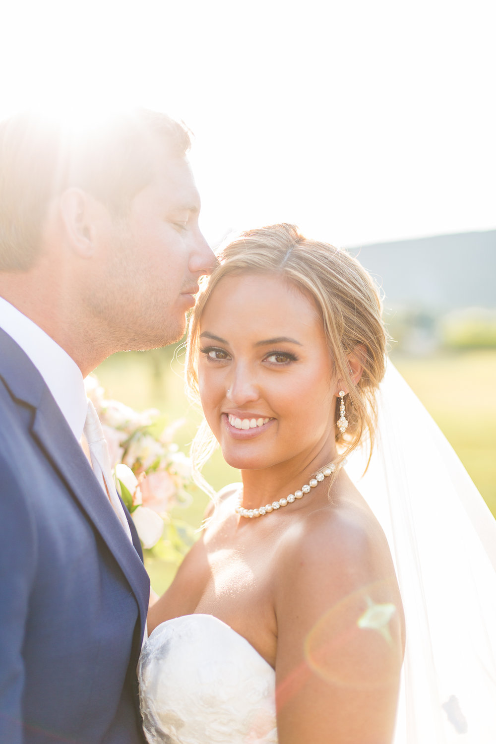 Catie &amp; Elliott | Married | A Blush &amp; Ivory Rural Summer Wedding | Evergreen Country Club | Haymarket, Virginia